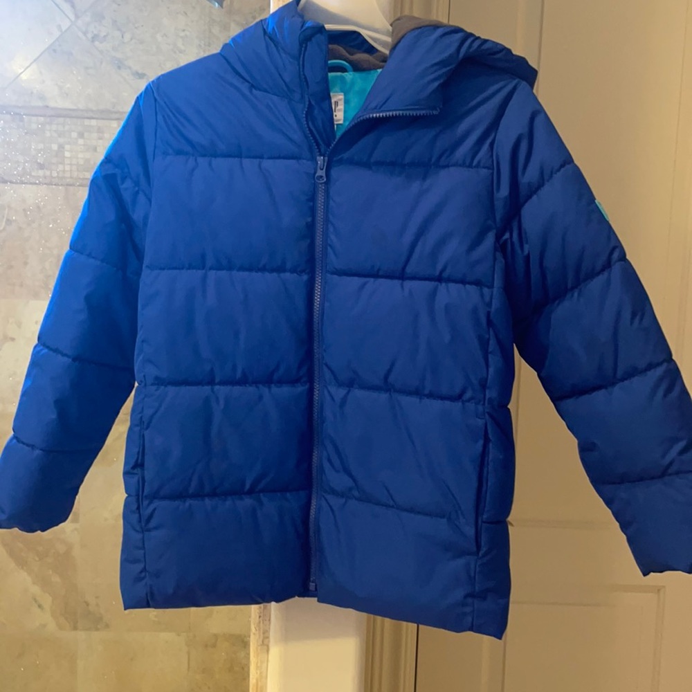 Boys blue puffer jacket